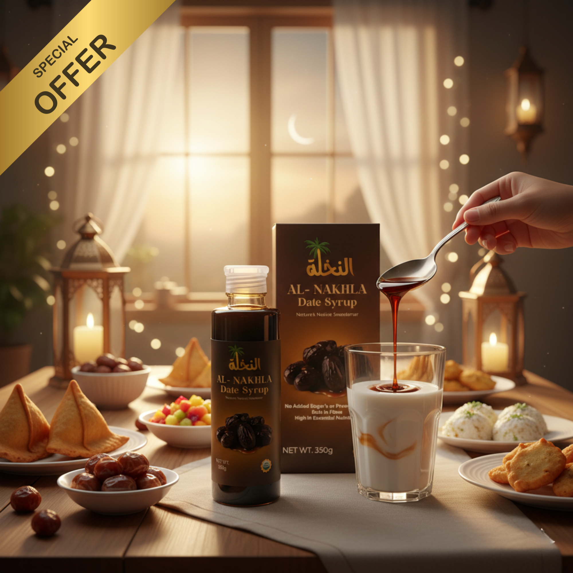 Al-Nakhla Date Syrup: Nature’s Native Sweetener